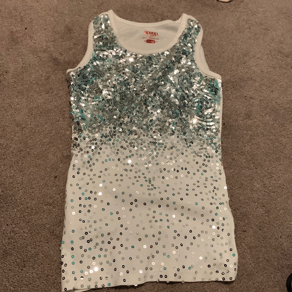 Sparkle fade tank top size L/G, 10/12